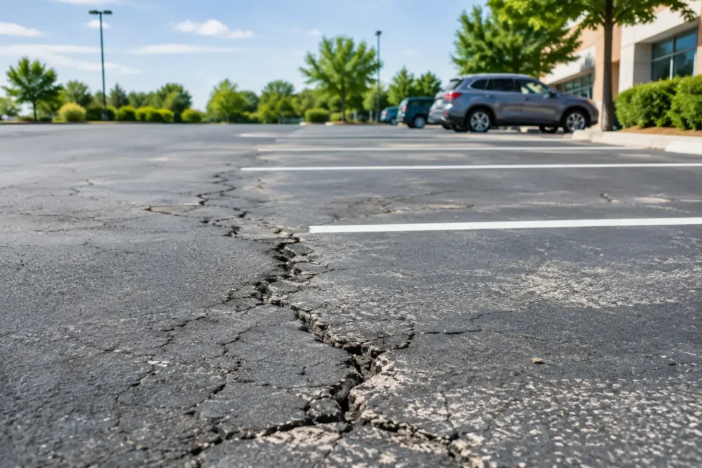 9 Clear Signs A Parking Lot Needs Resurfacing