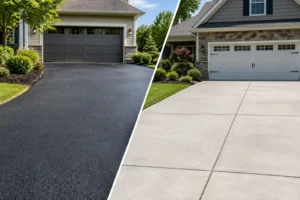 Asphalt Vs Concrete Driveways For Maryland Homes