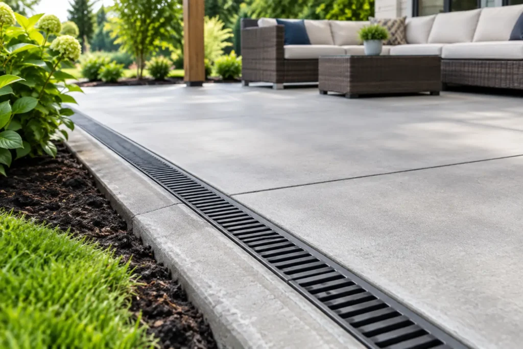 Concrete Patio Drainage Solutions That Last