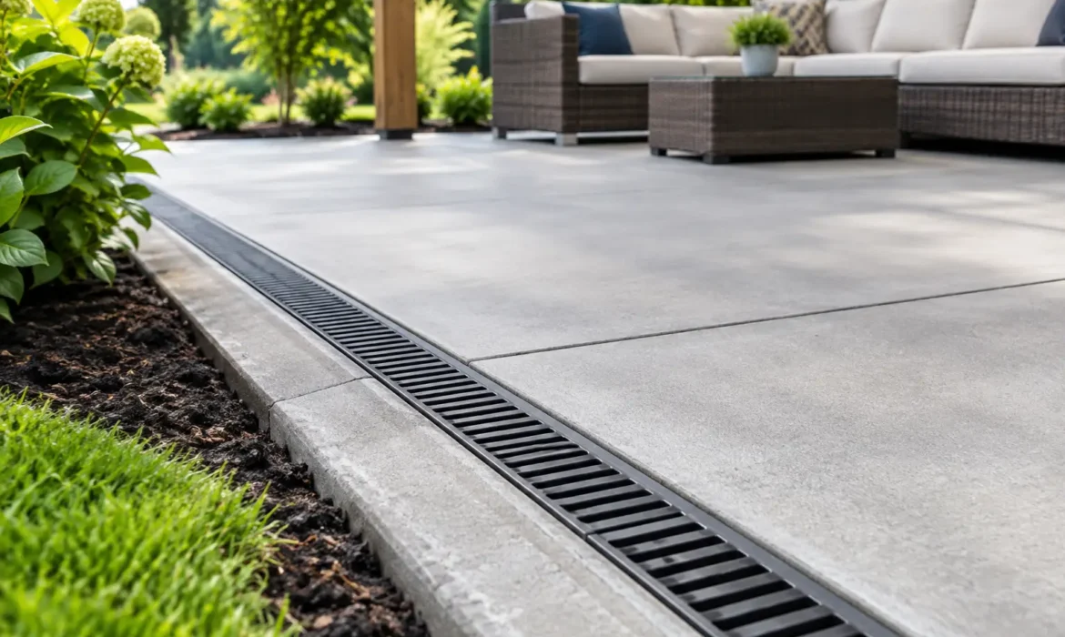 Concrete Patio Drainage Solutions That Last