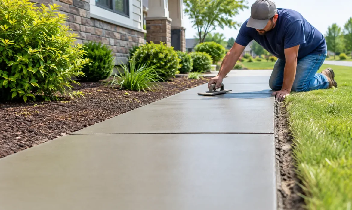 Concrete Sidewalk Installation That Lasts